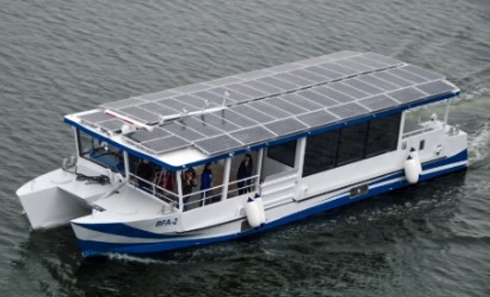 The company was comissioned with the development of four zero-emission, solar-powered electric ferries for Berlin.