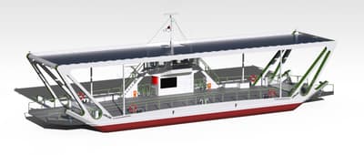 Electric cable ferry